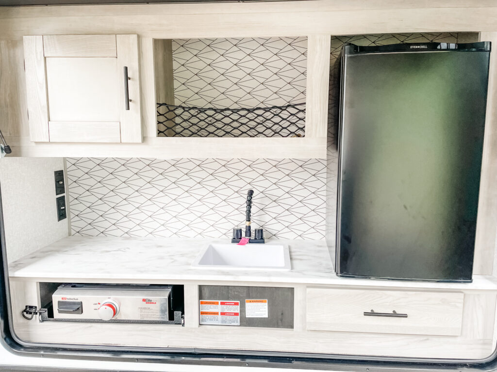 Outdoor Kitchen of our new RV